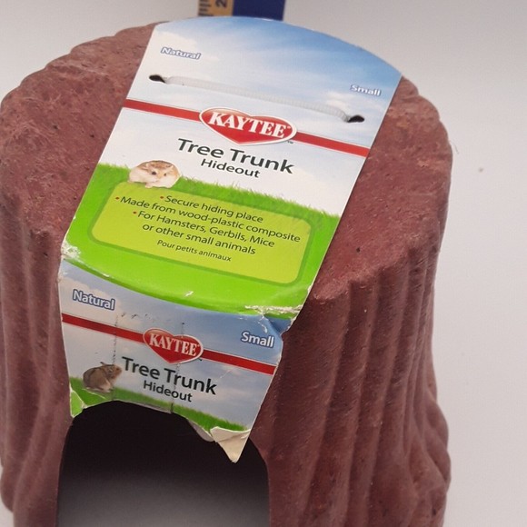 Kaytee Tree Trunk Hideout Small for Hamsters, Gerbils, Mice & Small Animals NEWr - Picture 2 of 4